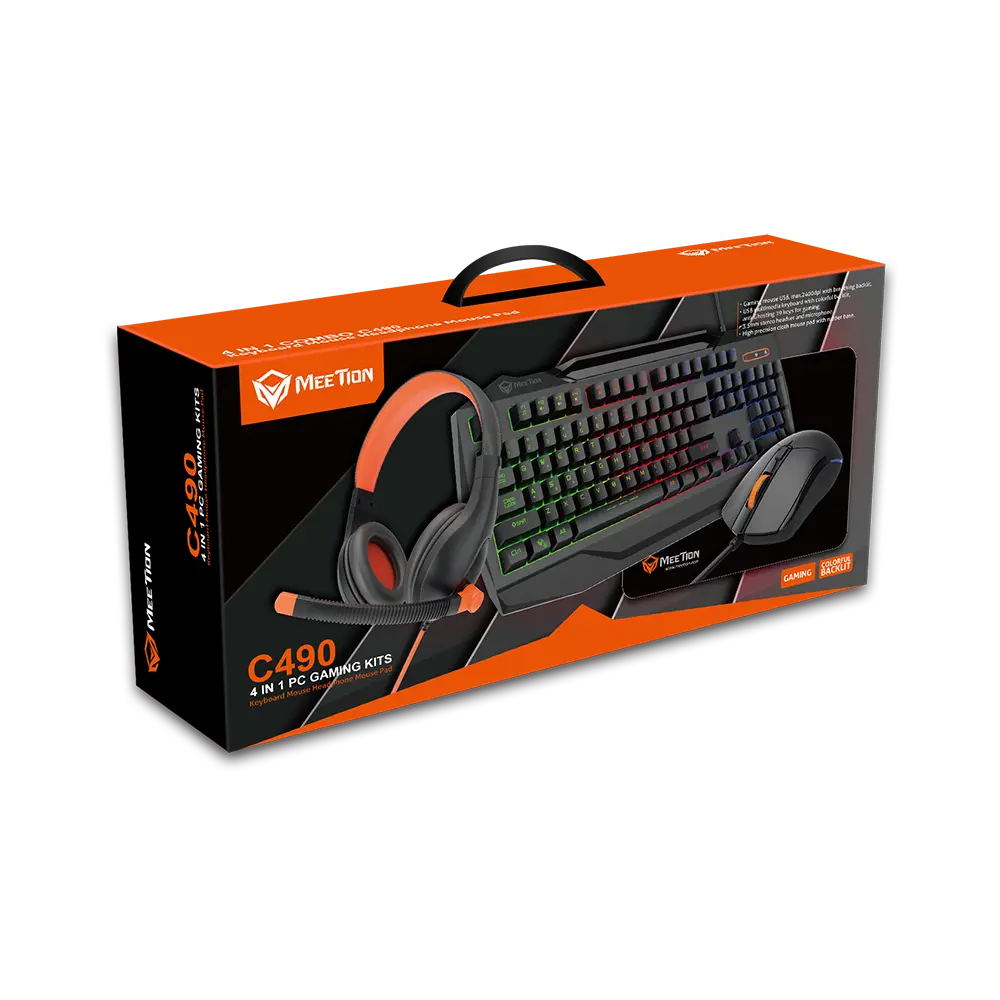 Meetion C490 4 IN 1 PC Gaming Kits