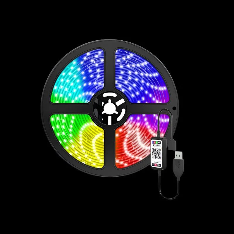 Xtrike-Me HT-5050-B3 Bluetooth V4.2 RGB LED Strip with App Control (3m)