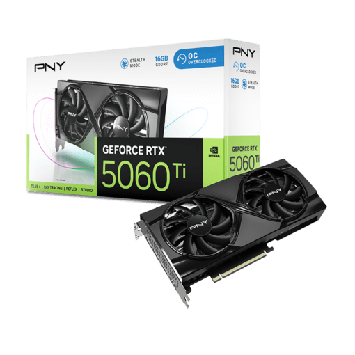 PNY GeForce RTX 5060 Ti Overclocked Dual Fan 16GB Graphics Card