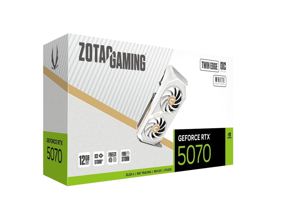 ZOTAC GAMING GeForce RTX 5070 Twin Edge OC White Edition