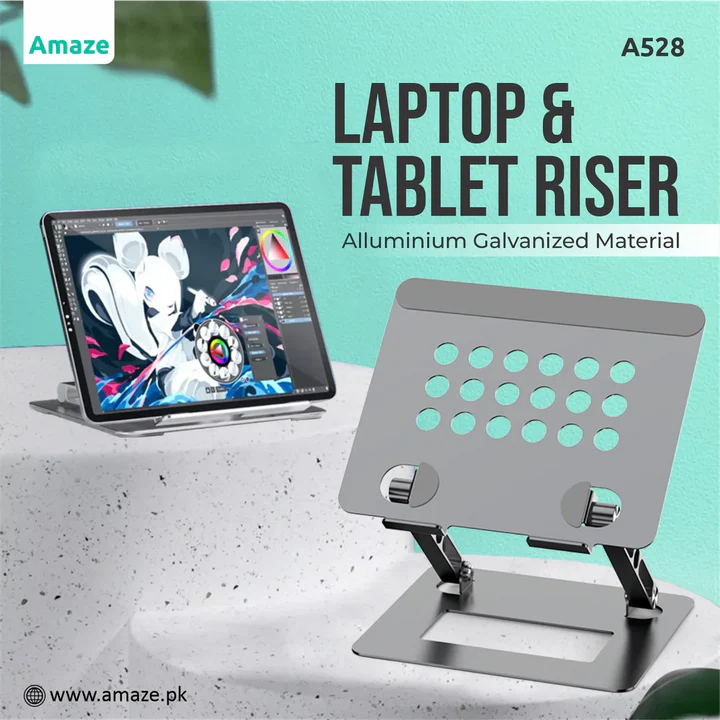 Amaze LAPTOP AND TABLET ALUMINUM RETRACTABLE STAND | A528