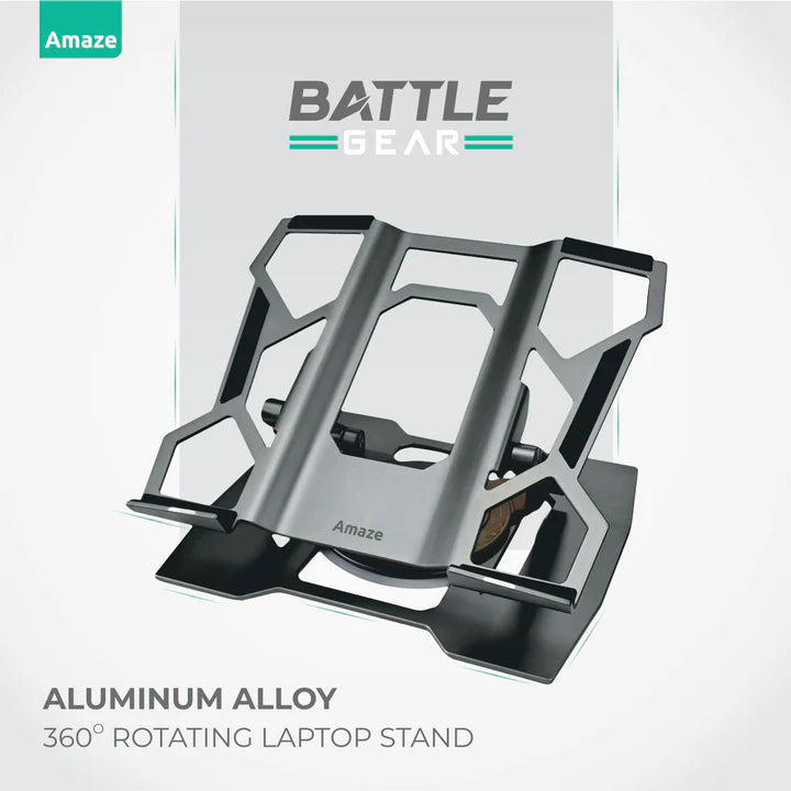 Battle Gear Aluminum Alloy 360 Degree Laptop Stand | A540