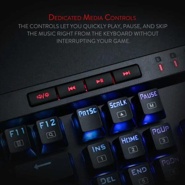 Redragon K580 VATA RGB Backlit Mechanical Gaming Keyboard (Black)