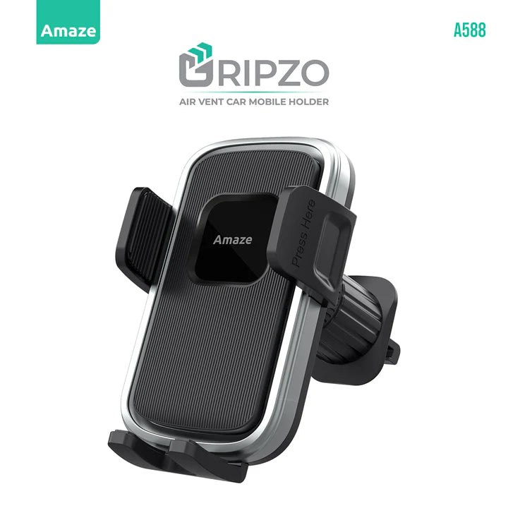 Amaze Gripzo Air Vent Car Mobile Holder | A588
