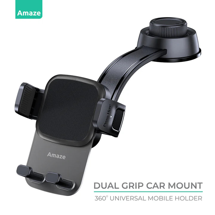 Amaze Dual Grip 360 Degree Mobile Holder | A590