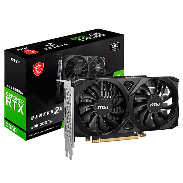 MSI GeForce RTX 3050 VENTUS 2X 6G OC Graphics Card product image