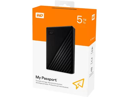 WD | My Passport - 5 TB External Hard Drive - Gaming Wala Bhai