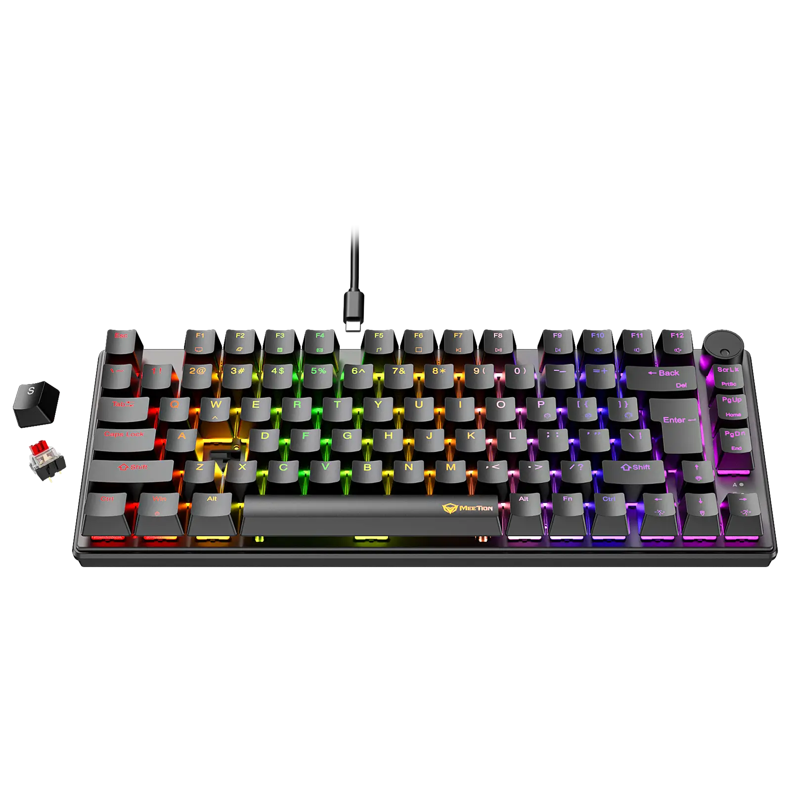 Meetion MK006 Pro 75% RGB Hot-swap Mechanical Keyboard