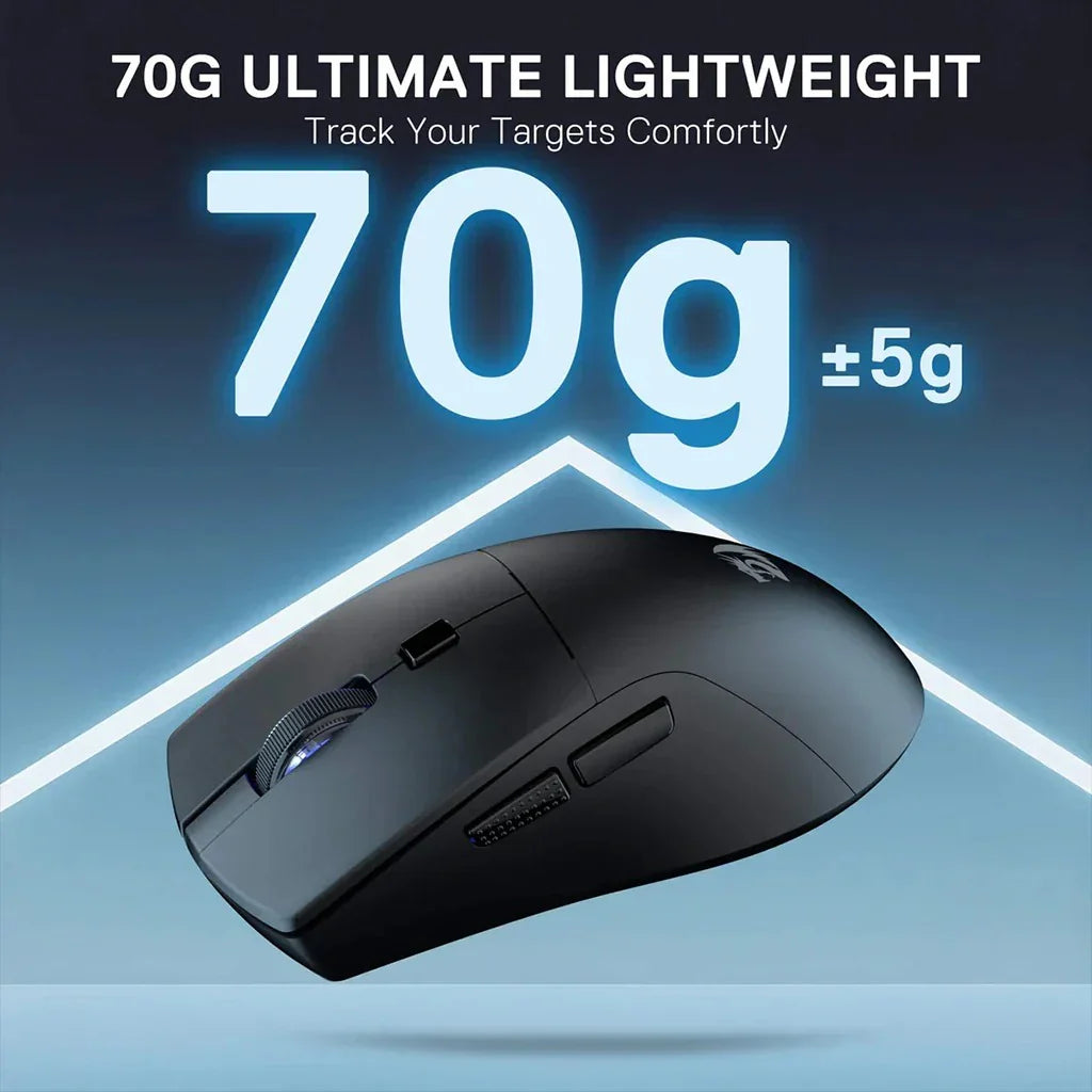 Redragon M618 AZZMACH Lite 70g Lightweight  8000 DPI Wireless Gaming Mouse