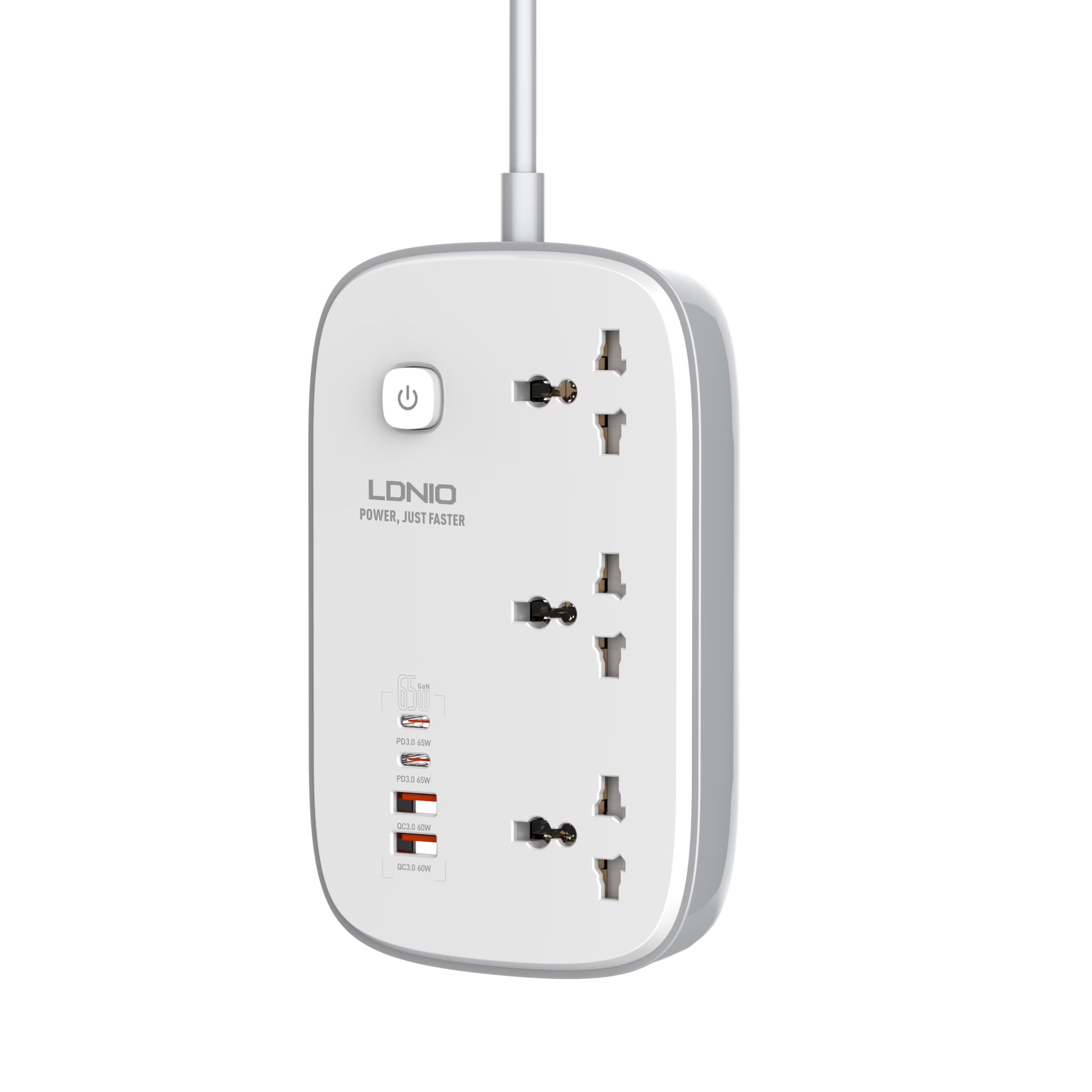 LDNIO Sc6 45W GaN Power Strip with Fast Charging Technology