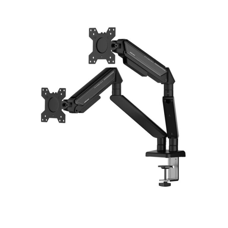 AndaSeat Stealth II Duo A6D Ergonomic – Dual Monitor Arm Black