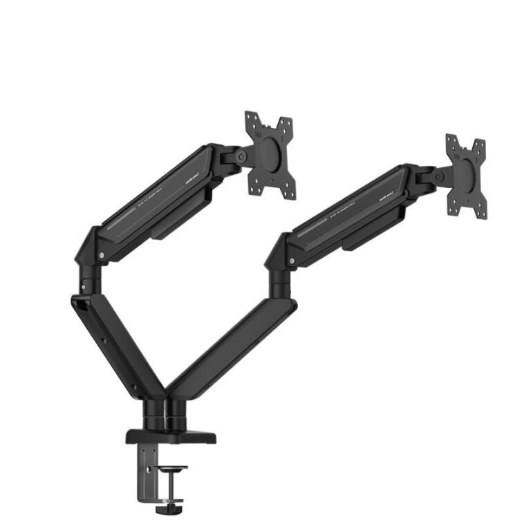 AndaSeat Stealth II Duo A6D Ergonomic – Dual Monitor Arm Black