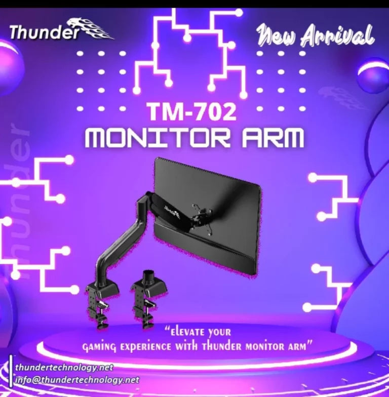 THUNDER SINGLE MONITOR ARM TM-702