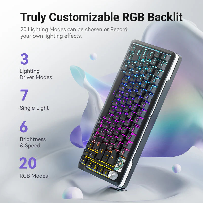 Redragon K708-RGB-PRO FLEKACT Gasket Mechanical Keyboard