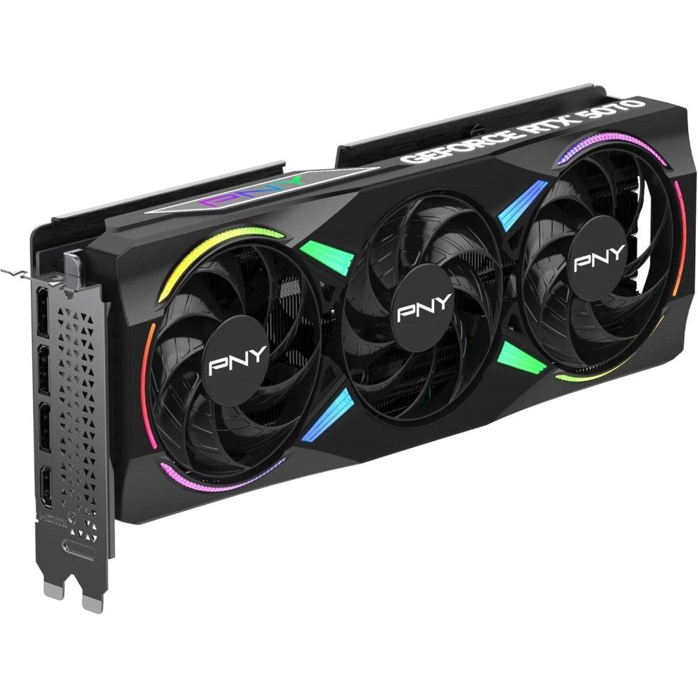 PNY GeForce RTX 5070 ARGB EPIC-X RGB OC Triple Fan Graphics Card 12GB GDDR7