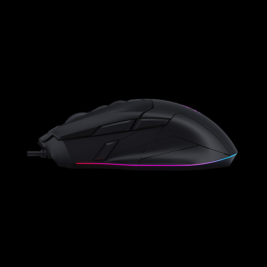 Bloody W70 Max RGB Gaming Mouse | Panda White & Stone Black - Gaming Wala Bhai
