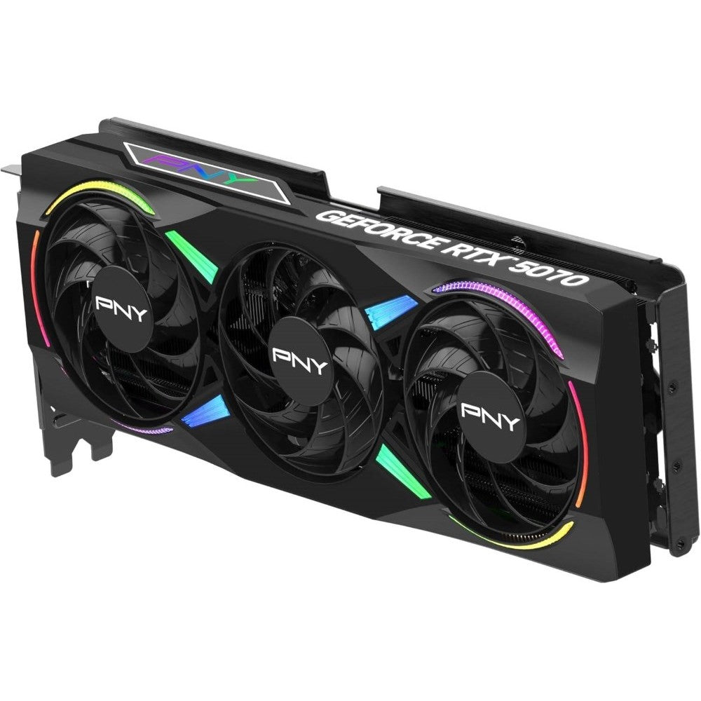 PNY GeForce RTX 5070 ARGB EPIC-X RGB OC Triple Fan Graphics Card 12GB GDDR7