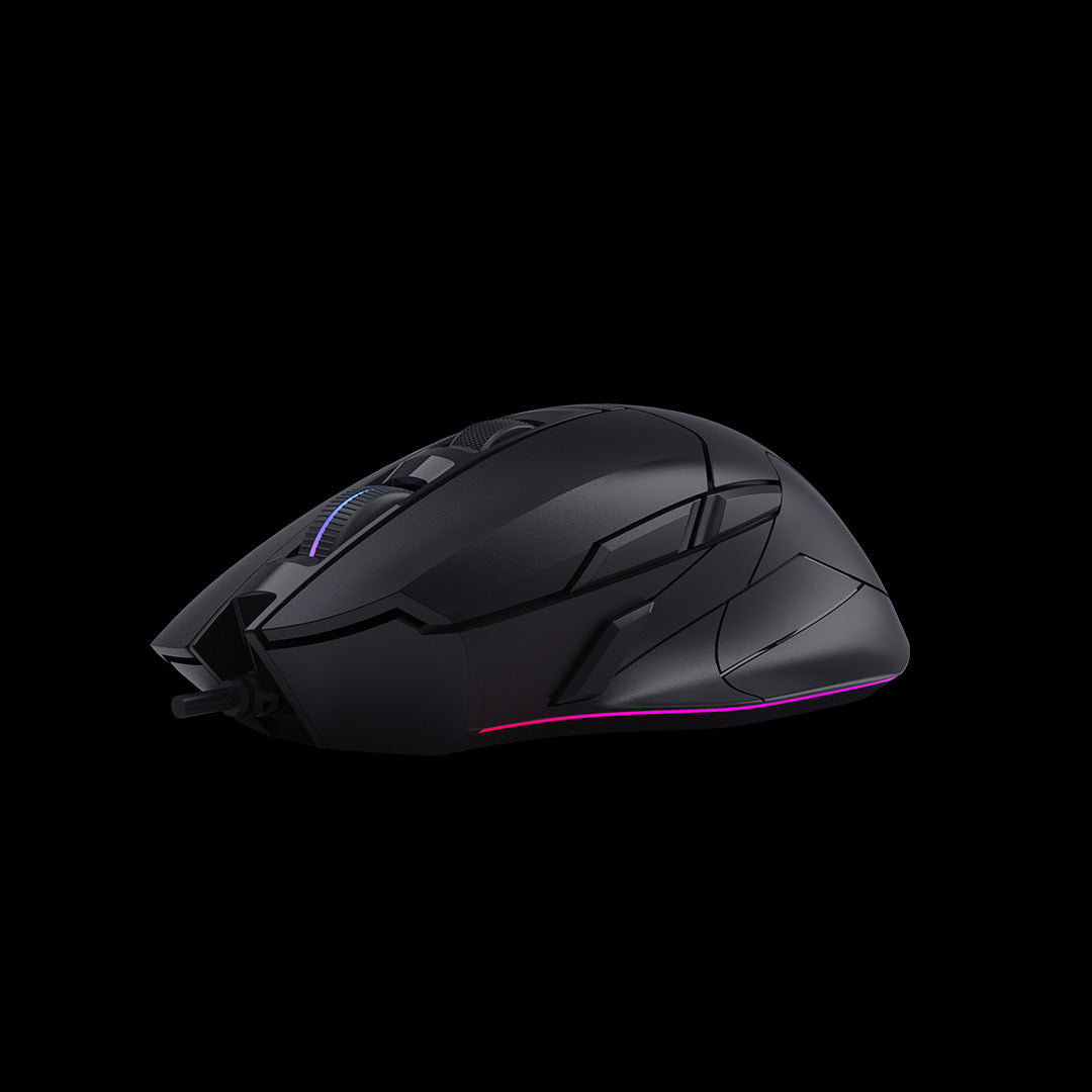 Bloody W70 Max RGB Gaming Mouse | Panda White & Stone Black - Gaming Wala Bhai