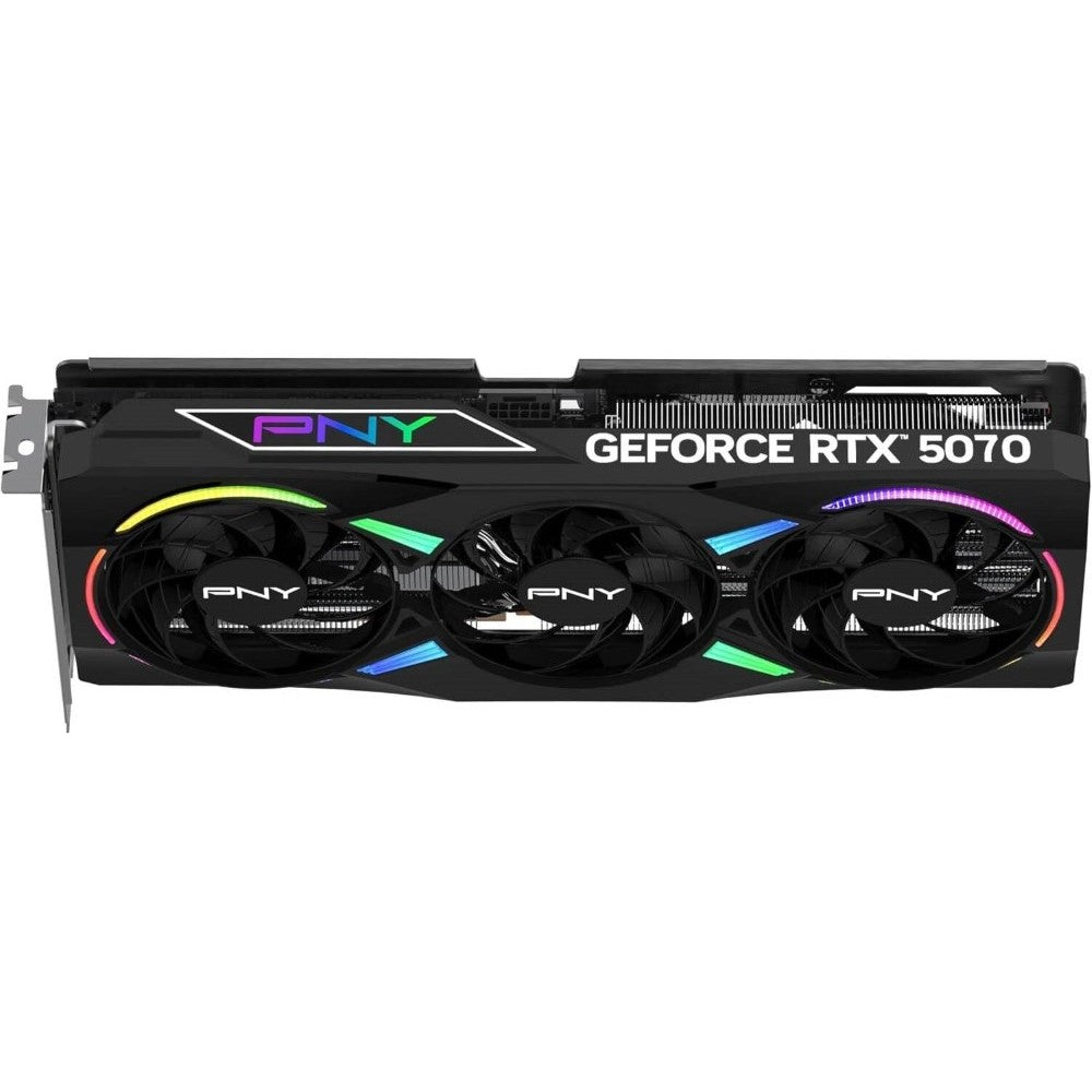 PNY GeForce RTX 5070 ARGB EPIC-X RGB OC Triple Fan Graphics Card 12GB GDDR7