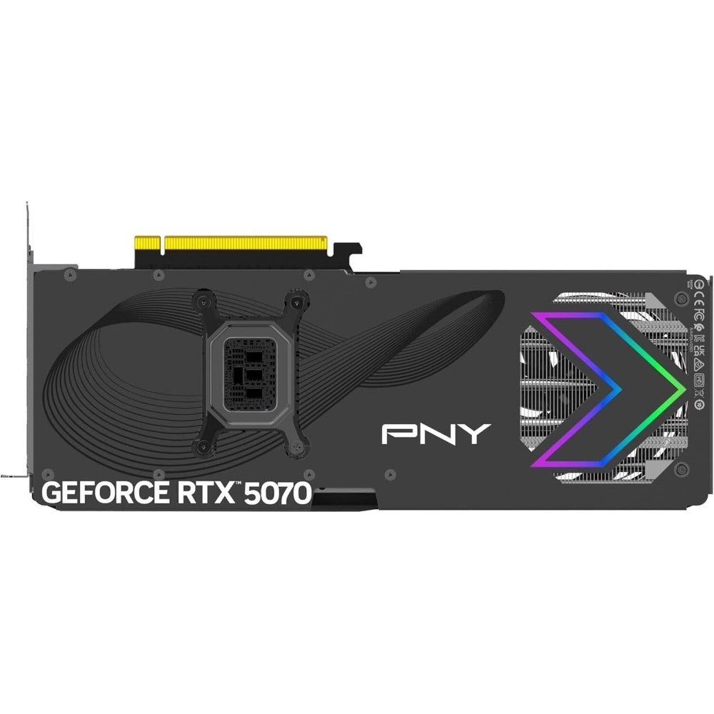 PNY GeForce RTX 5070 ARGB EPIC-X RGB OC Triple Fan Graphics Card 12GB GDDR7