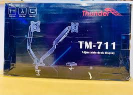 Thunder LED Stand TM-711 Dual hydraulic Monitor Arm