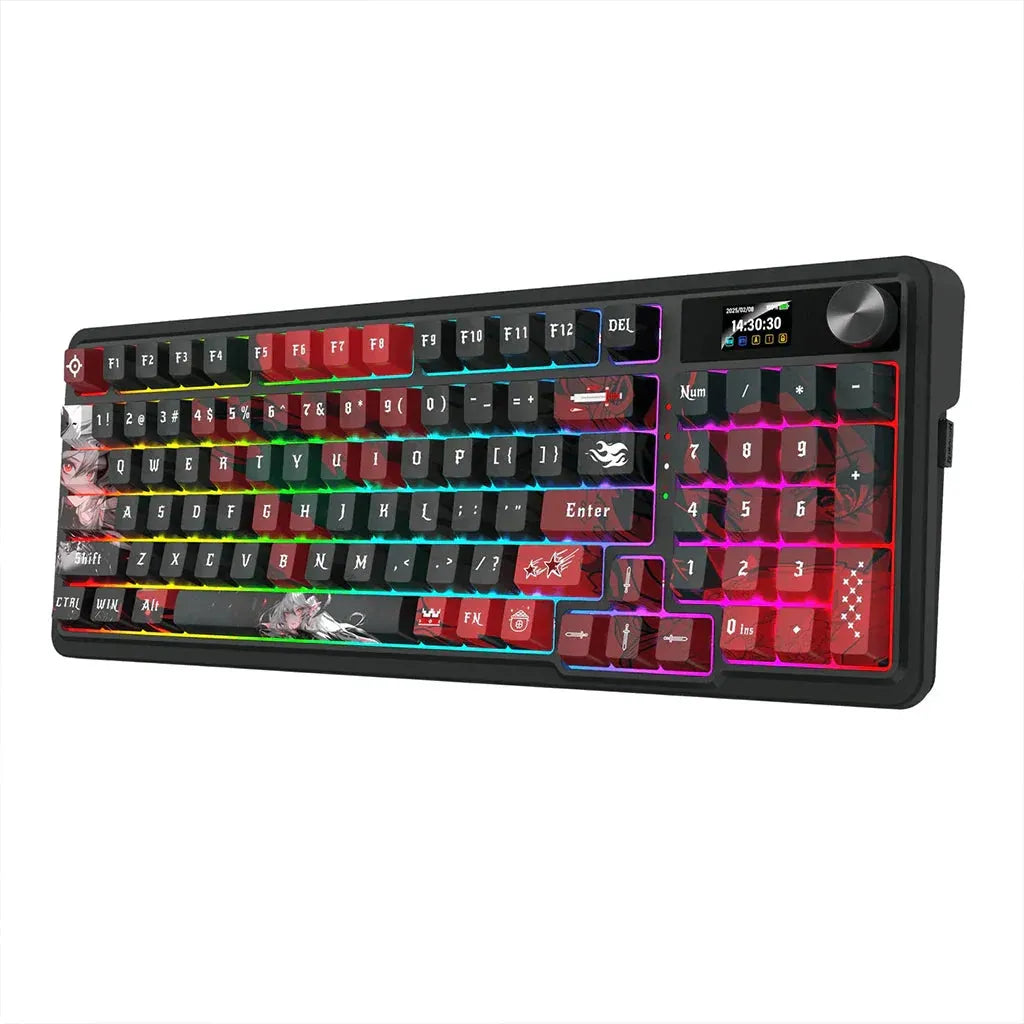 Redragon K719ak ARTEMIS PRO Wireless Gasket Hype Screen Anime Keyboard