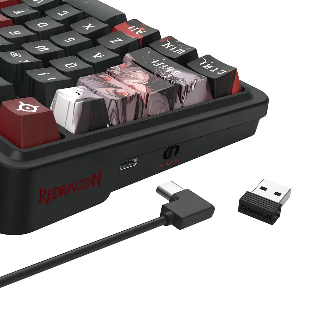 Redragon K719ak ARTEMIS PRO Wireless Gasket Hype Screen Anime Keyboard