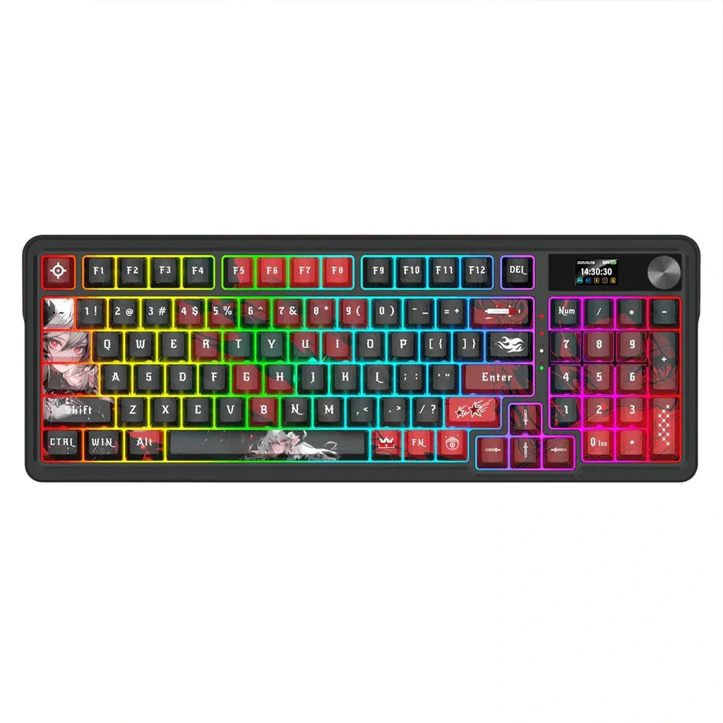 Redragon K719ak ARTEMIS PRO Wireless Gasket Hype Screen Anime Keyboard