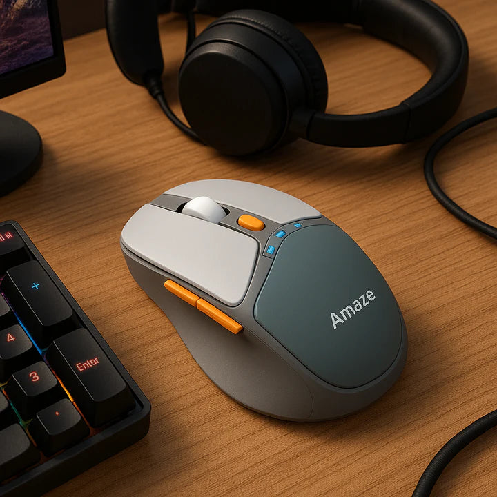 Amaze Probus Triple Connection Rechargeable Wireless Mouse | A725