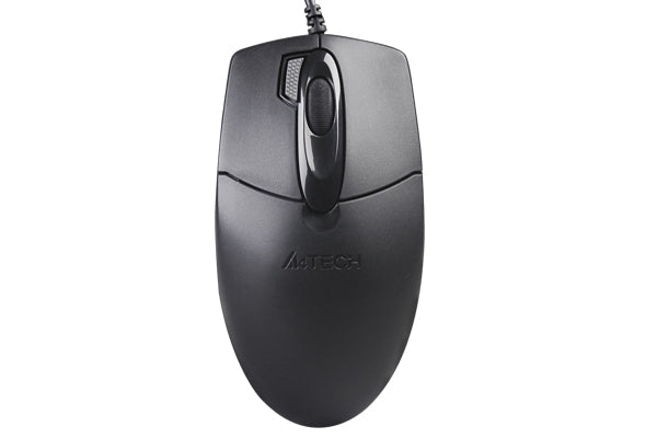 A4Tech OP-730D Wired USB Optical Mouse - Black