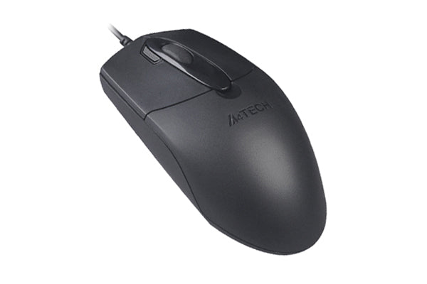 A4Tech OP-730D Wired USB Optical Mouse - Black