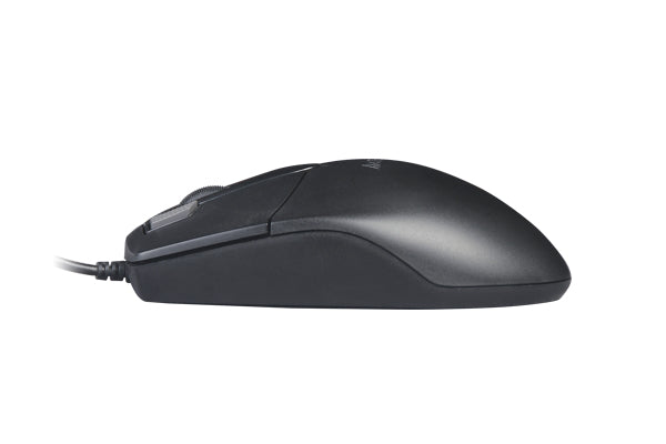 A4Tech OP-730D Wired USB Optical Mouse - Black