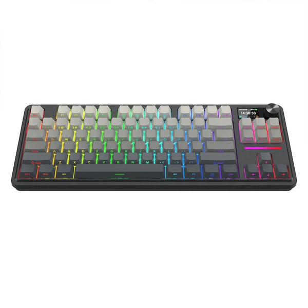 Redragon K743 ANTONIUM LCD PRO 3-Modes Side Printed PBT Keycaps Gaming Keyboard - Gaming Wala Bhai
