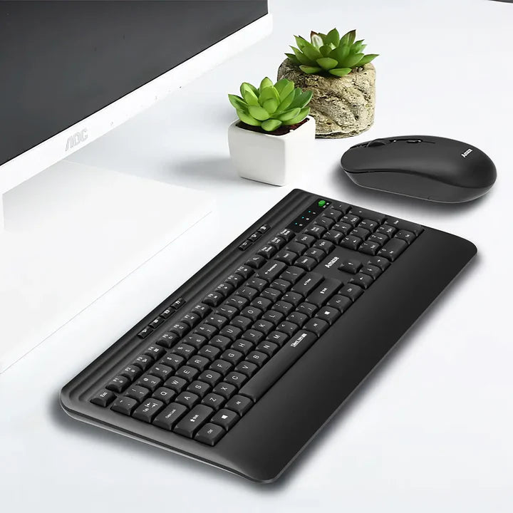 Amaze Probus A744 Palm Comfort Silent Wireless Keyboard & Mouse Combo