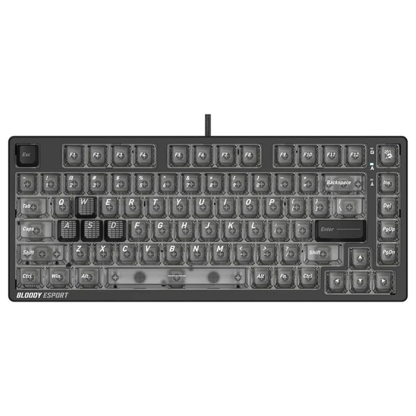 Bloody MS76 Hall Effect Magnetic Gaming Keyboard,RGB, Wired, Stellar Black - Gaming Wala Bhai