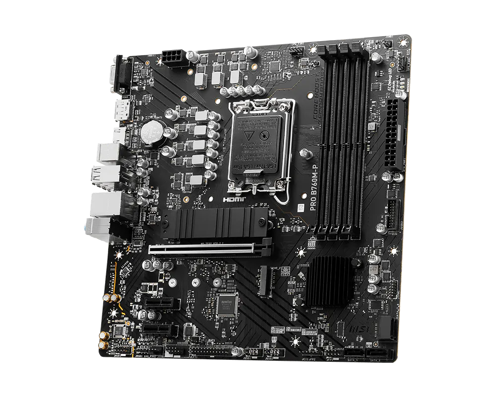 MSI PRO B760M-P DDR5 LGA 1700 mATX Motherboard