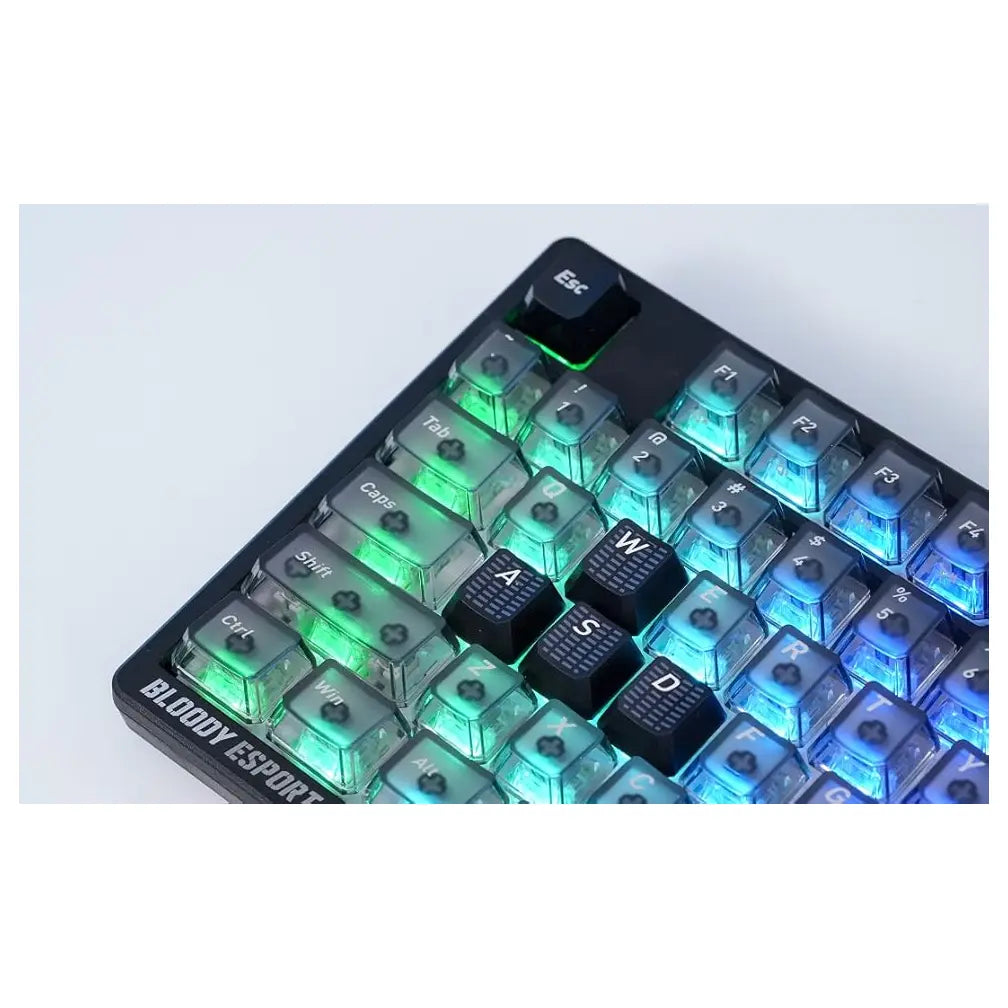 Bloody MS76 Hall Effect Magnetic Gaming Keyboard,RGB, Wired, Stellar Black