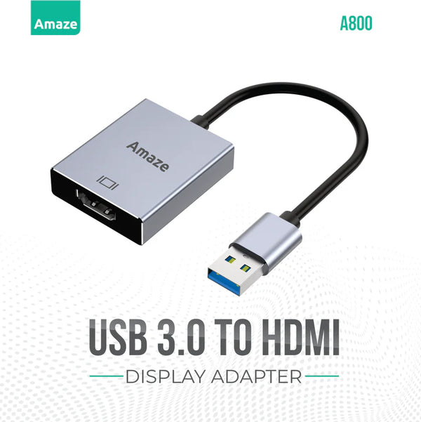 Amaze USB 3.0 TO HDMI DISPLAY ADAPTER | A800 - Gaming Wala Bhai