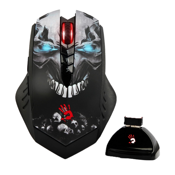 Bloody R80 Rechargeable Wireless Gaming Mouse (Skull) - Gaming Wala Bhai