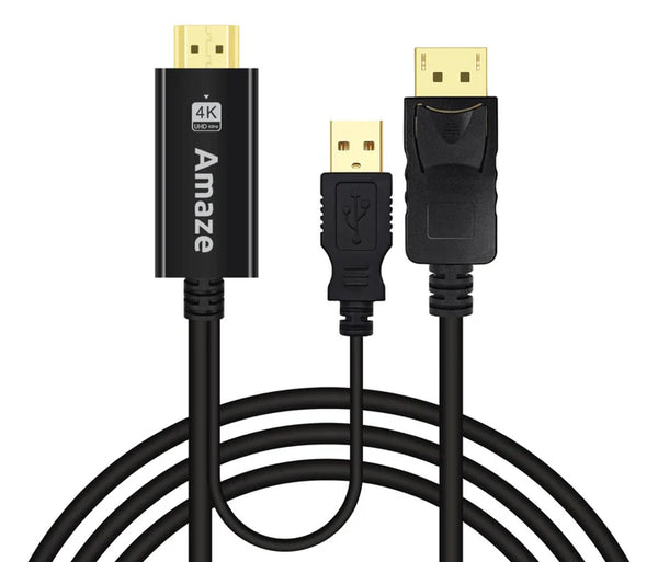 Amaze HDMI to DP Cable | A820 - Gaming Wala Bhai