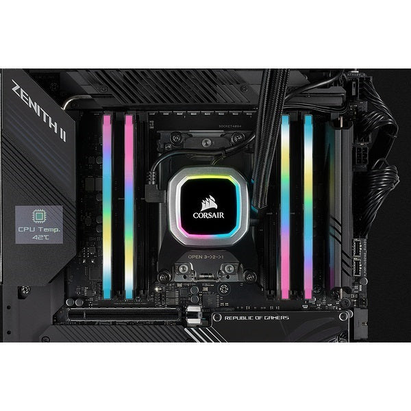 Corsair Vengeance RGB PRO 32GB (2 x 16GB) DDR4 DRAM 3200MHz C16 Memory Kit