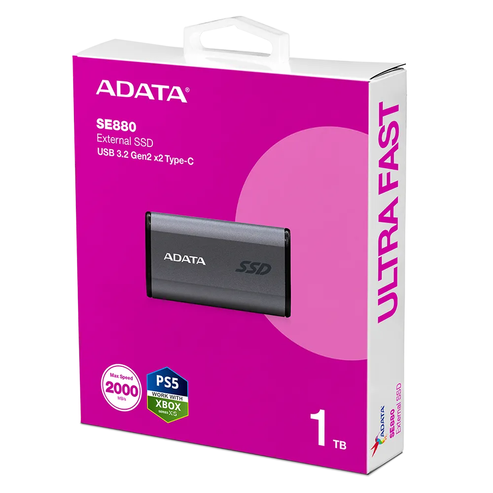 AData SE880 External SSD - 1TB