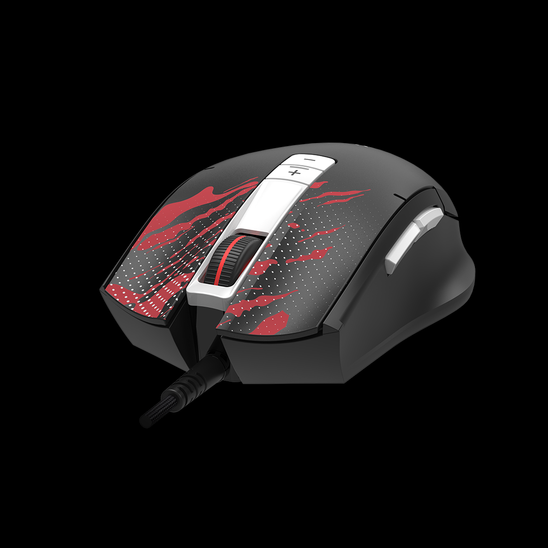 Bloody ES8 ESPORTS Gaming Mouse (Stone Black & Fire Black)