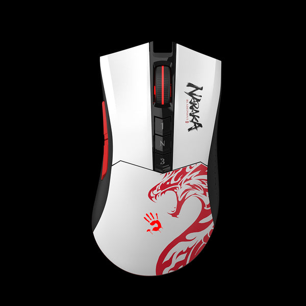 Bloody R90 Plus 2.4GHz Wireless Gaming Mouse - Naraka & Black
