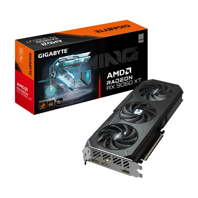 GIGABYTE Radeon RX 9060 XT Gaming OC 8G Graphics Card