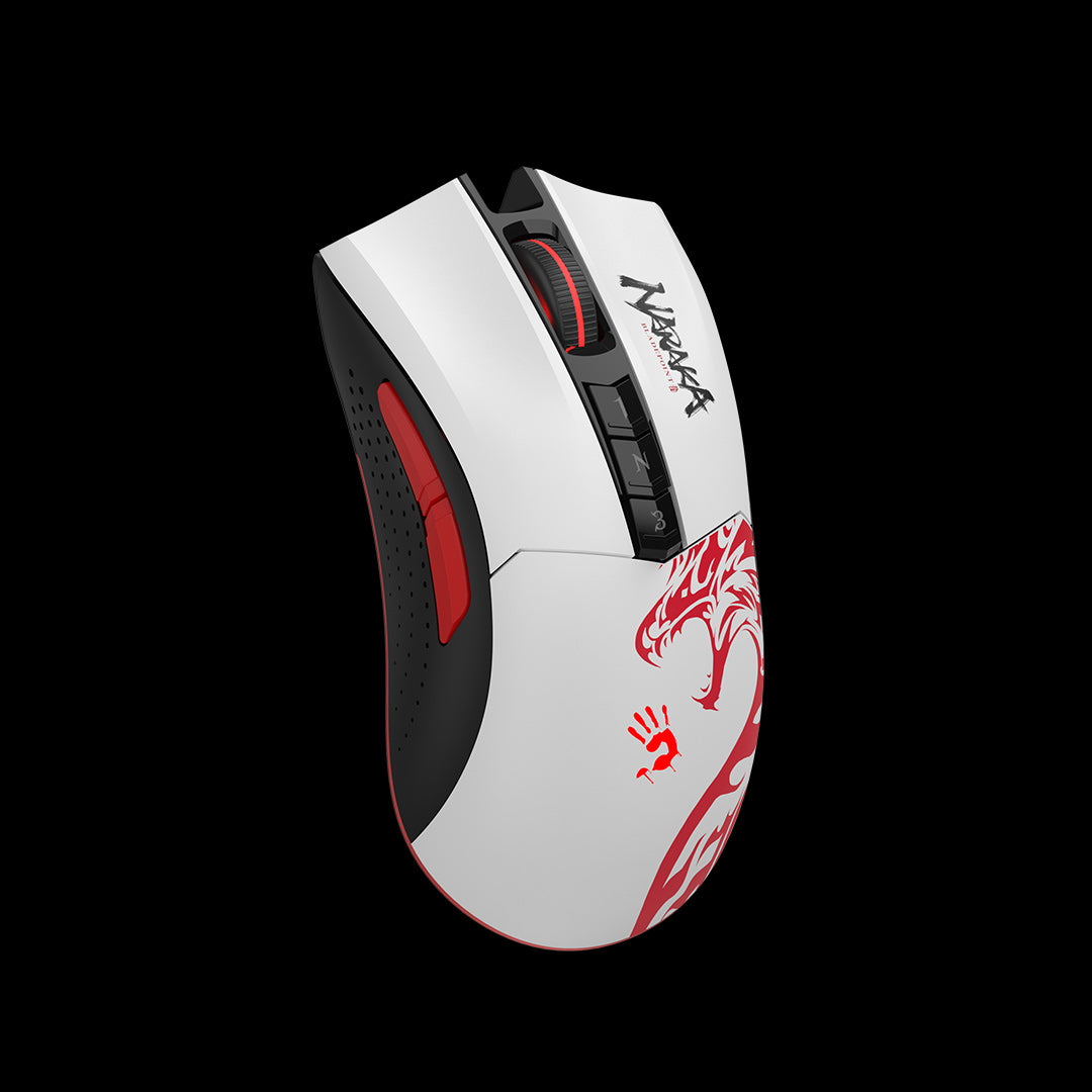 Bloody R90 Plus 2.4GHz Wireless Gaming Mouse - Naraka & Black