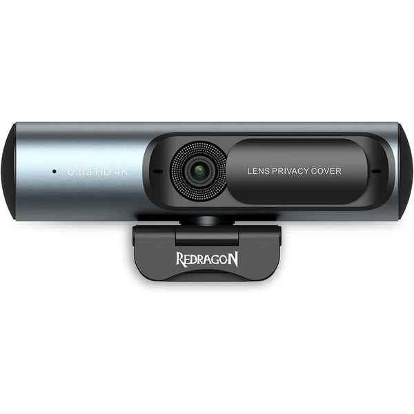 Redragon GW911 Cyberlens 4K Ultra HD Noise-Cancelling Privacy Cover Webcam - Gaming Wala Bhai