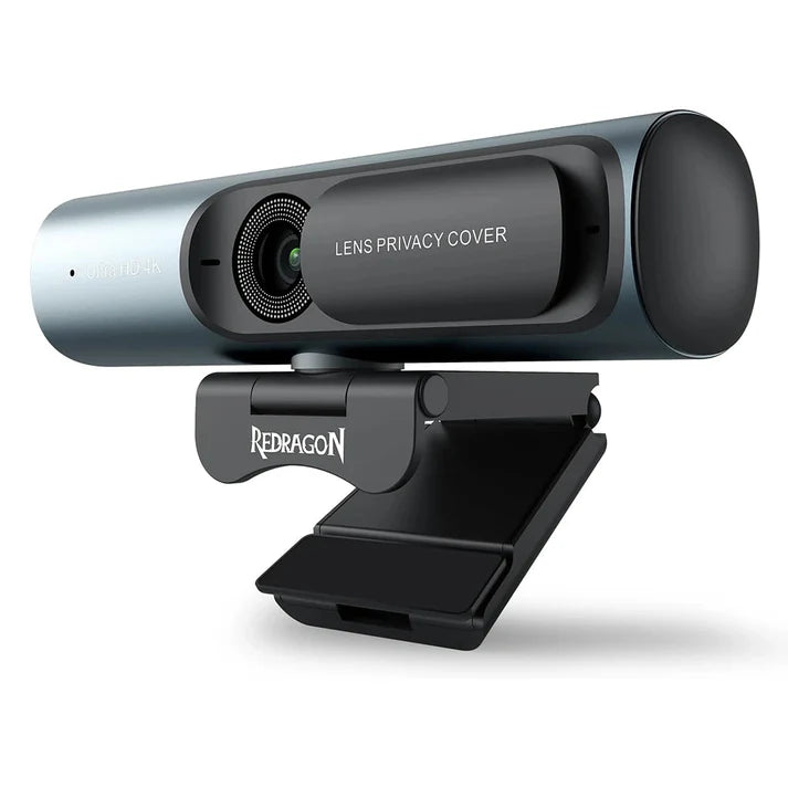 Redragon GW911 Cyberlens 4K Ultra HD Noise-Cancelling Privacy Cover Webcam