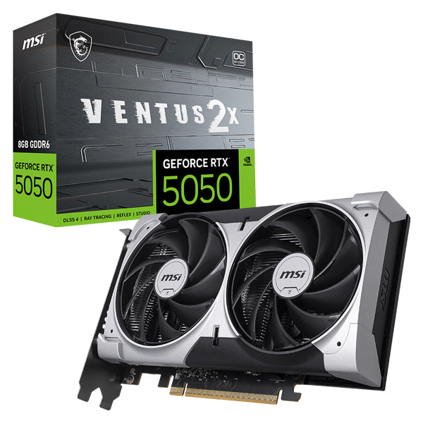 MSI GeForce RTX 5050 VENTUS 2X 8G OC Graphics Card product image