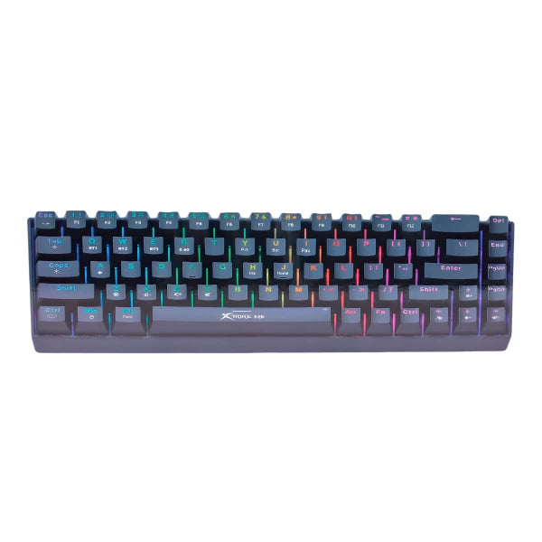 Xtrike Me Gk-995w 68 Keys Wireless 2.4g Bt5.2 Tri Mode Gaming Mechanical Keyboard Black